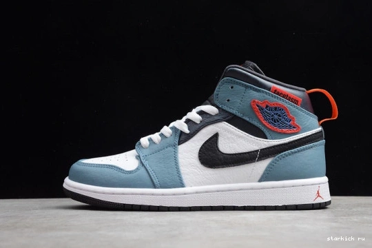 White CU2802-100 x Jordan Facetasm 1 Blue Fearless CU2802-100 Mid  0220